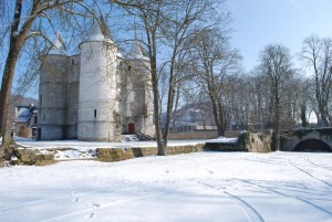 Château des Tourelles en hiver, Vernon